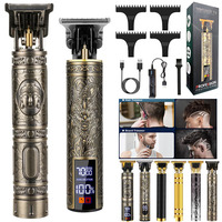 Professional Vintage Cordless Full Set Accessories Women Men Beard Body Barber Shop Electric Hair Shaver Haircut Razor Machine