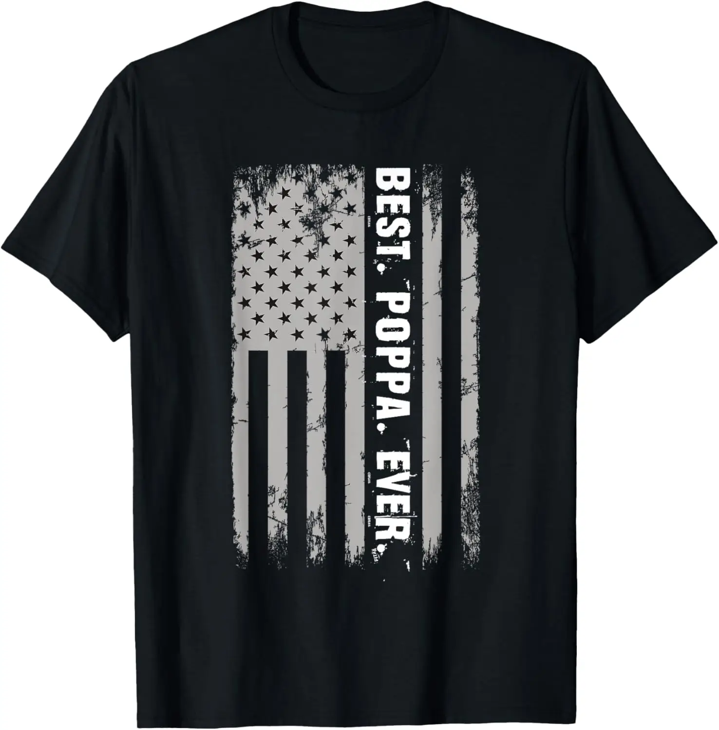 

4th Of July Poppa US American Flag Fourth Patriotic USA T-Shirt