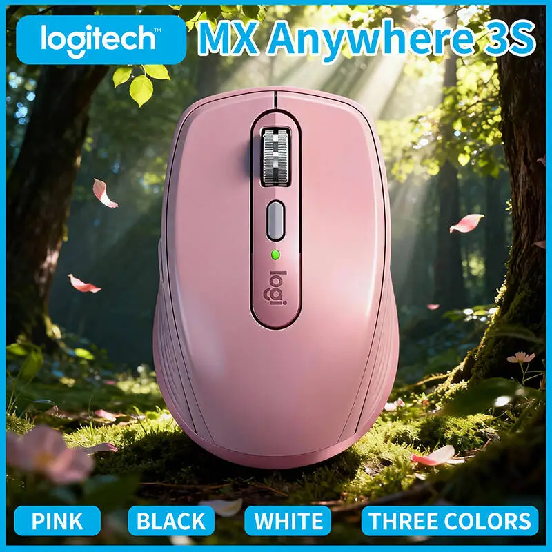 

Компактная мышь Logitech MX Anywhere 3S, эргономичный дизайн, перезаряжаемая, с быстрым прокруткой для портативных ПК Mac