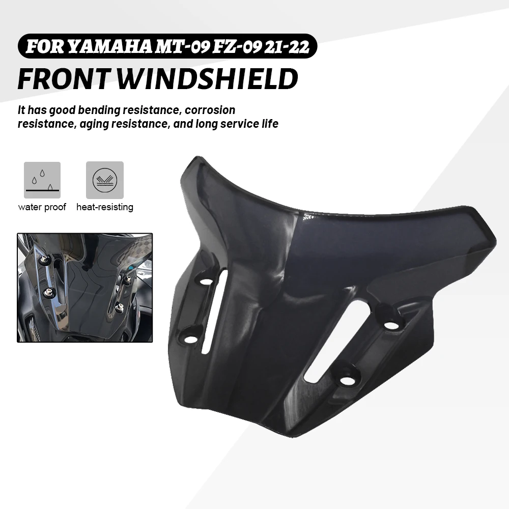 Tela De Vento Spoiler Dianteiro Defletor De Ar, Pára-brisas, Acessórios De Motocicleta, YAMAHA MT-09 SP 2021 2022 2023