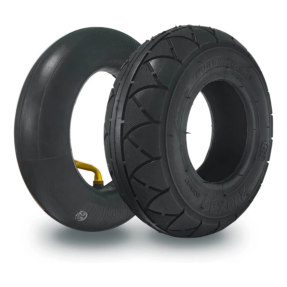 200X50 Tire&Inner Tube Set for Razor E100,E150,E200,Power Core E100,PowerRider 360,Crazy Cart,EPunk,E-Scooter Tire