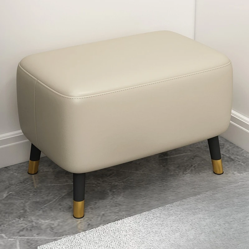 

small stool, door to change shoes, soft bag, living room, sofa, concubine seat