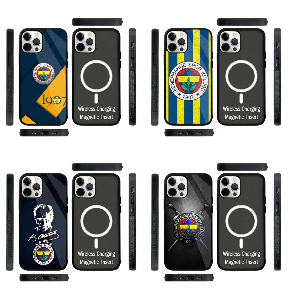 Football F-Fenerbahce  Phone Case Strong Magnetic For IPhone 16,15,14,13,Pro,Max,Plus,11,12,Mini For Magsafe Wireless Charging