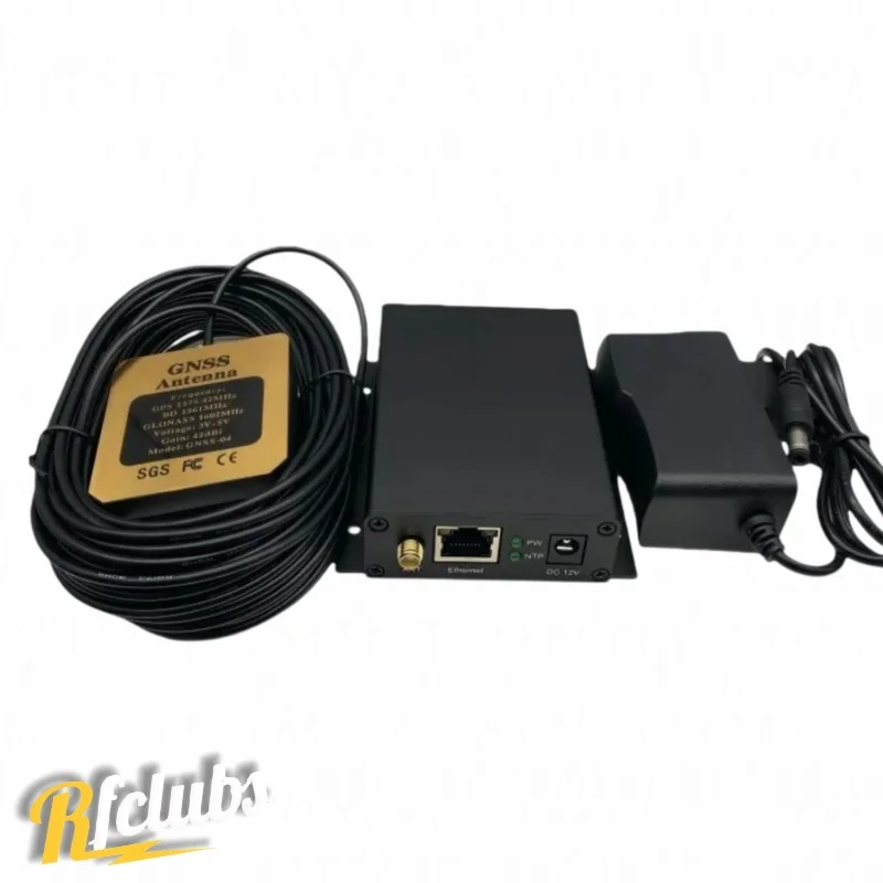 NTP Network Time Server with High-Precision Clock for Network Device Synchronization & IT Infrastructure