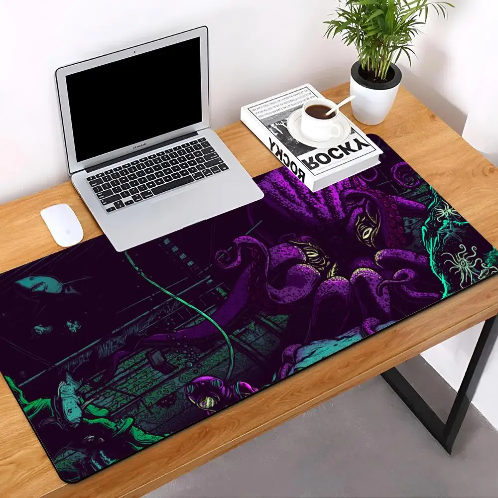 

O-Octopus-S Mouse Pad Gaming Player Desk Mat Gaming Accessory Premium Gaming Keyboard Mat XXL 90x40cm