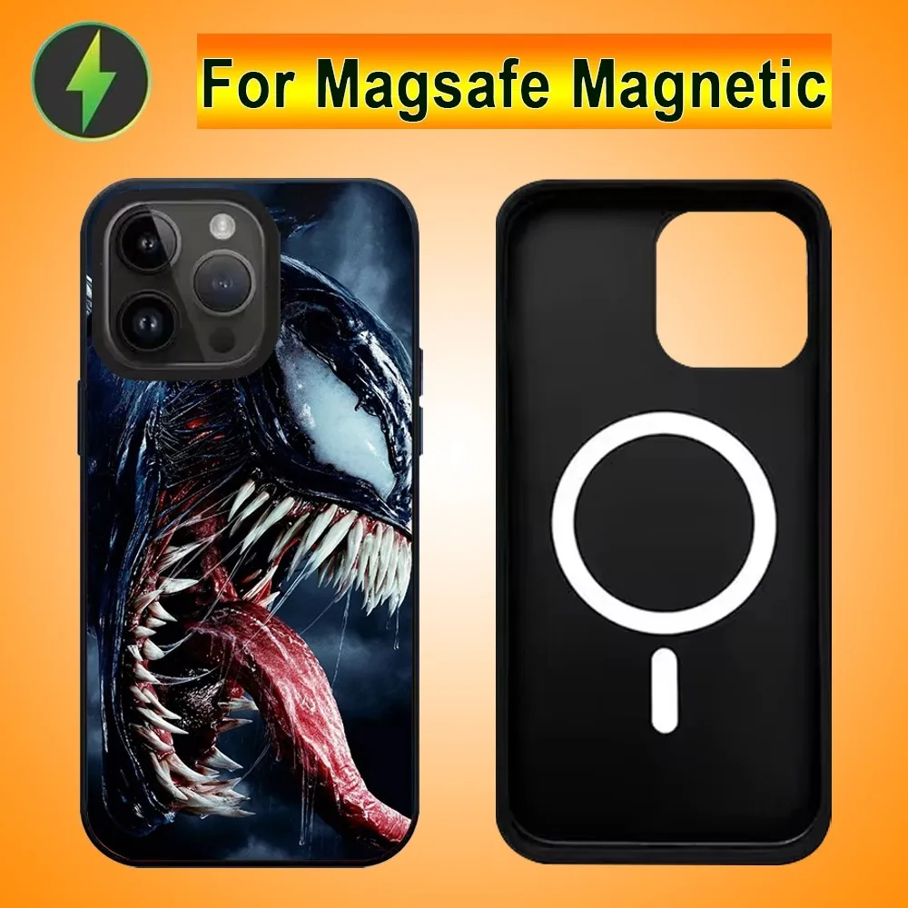 V-Venom Phone Case For IPhone 15 14 13 Pro Max 11 12 Mini Alex Mirror For Magsafe Wireless Charging Cover