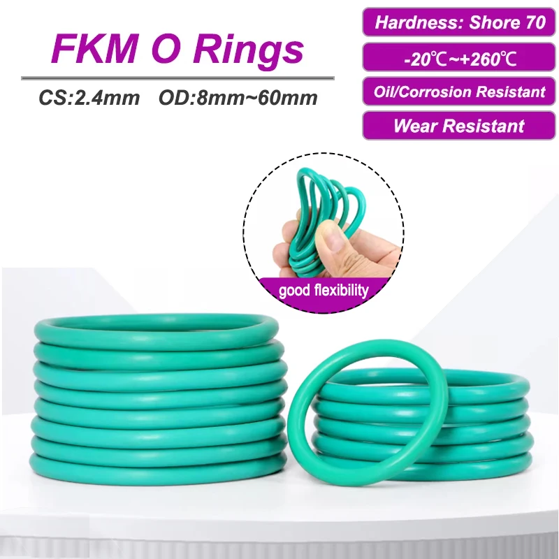 10/50Pcs Green Fkm …