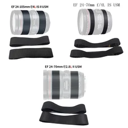 LENS Genuine Zoom + Focus Grip Rubber Ring For Canon EF 24-105mm f/4L IS  / IS II / 24-70mm f/2.8L II USM Repair Part