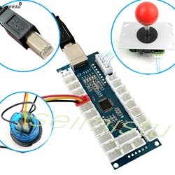Joystick Encoder PCB Board USB Arcade Zero Delay Controller TO PC PS3 PS4 IOS 1 Player arcade kit USB Encoder