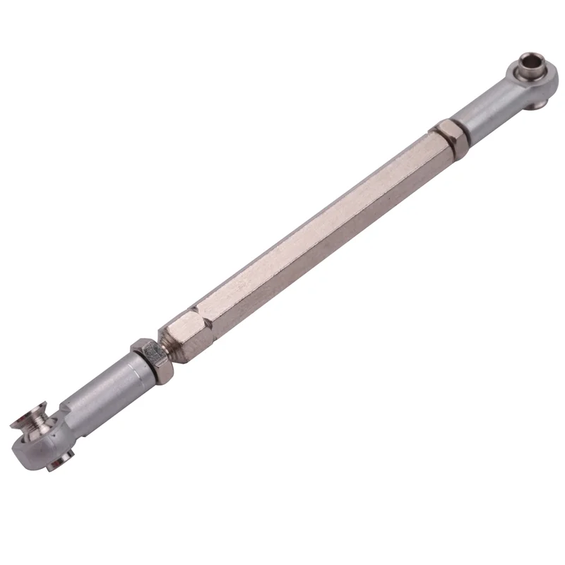applia-20x-rc-ステアリングロッド-cnc-加工アルミ合金ステアリングリンケージロッドセット-wpl-1608t-用、グレー