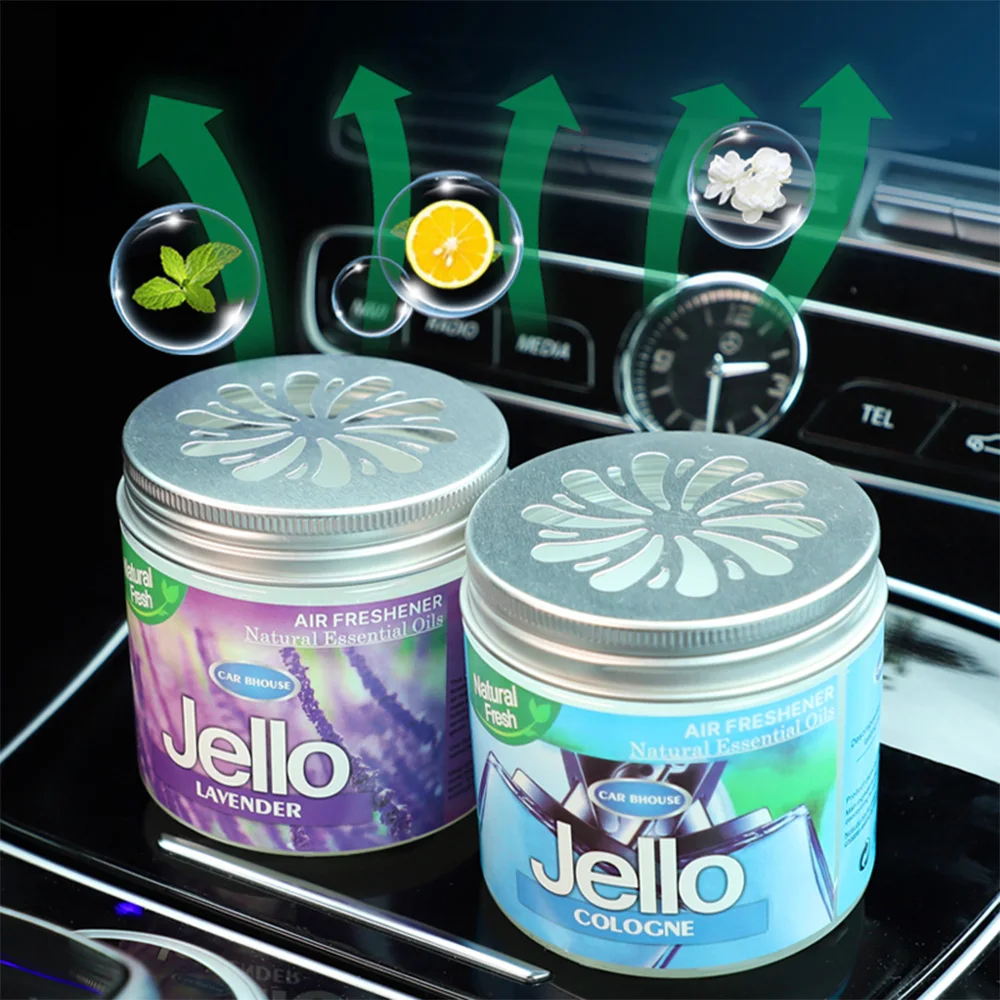 Car Air Freshener Solid Cologne Lavender Lemon Auto Accessories Vanilla Good Smell Interior Perfume Diffuser New Car Deodorant