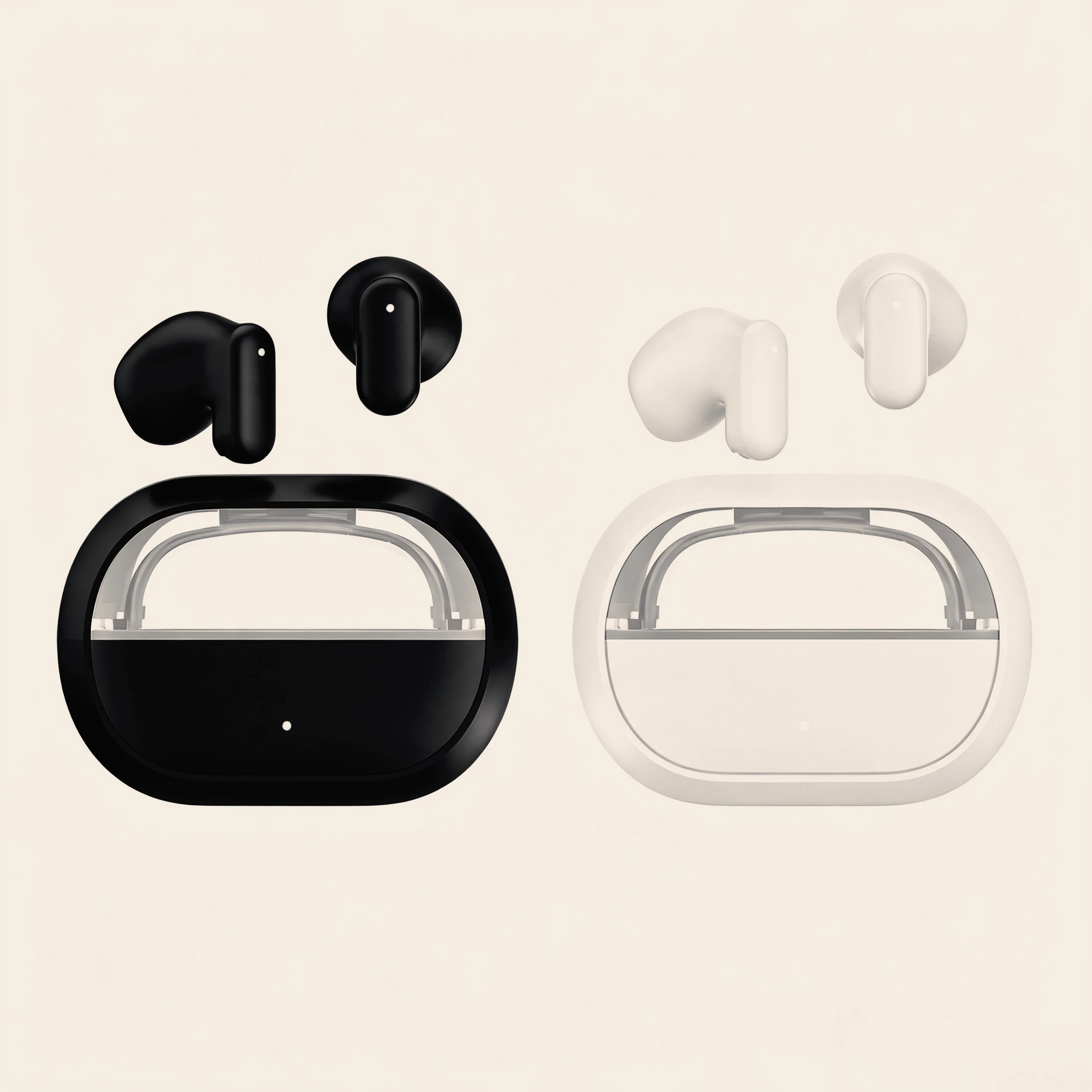 Wireless Bluetooth In-Ear Earbuds with Noise Cancellation HD Calling HiFi Stereo Sound Waterproof Design Built-In Microphone