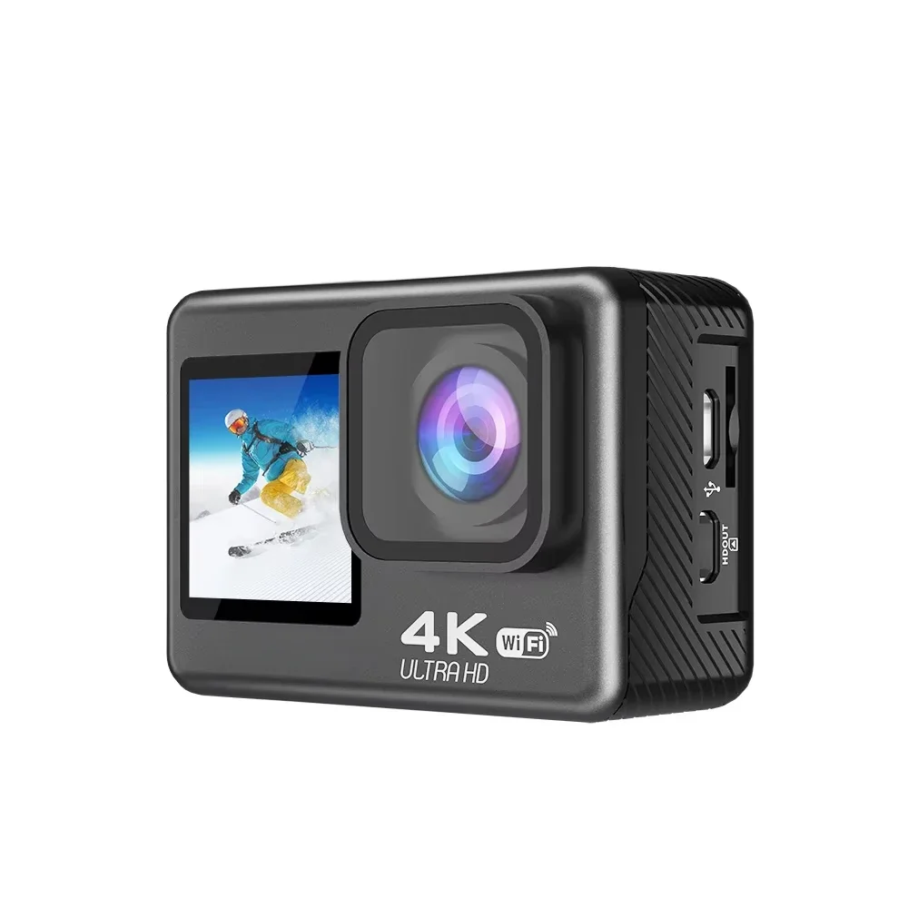 4K 30Fps 20Mp Wifi Action Camera Automatic Sport Camera 4K Action Camera With Chin Mount