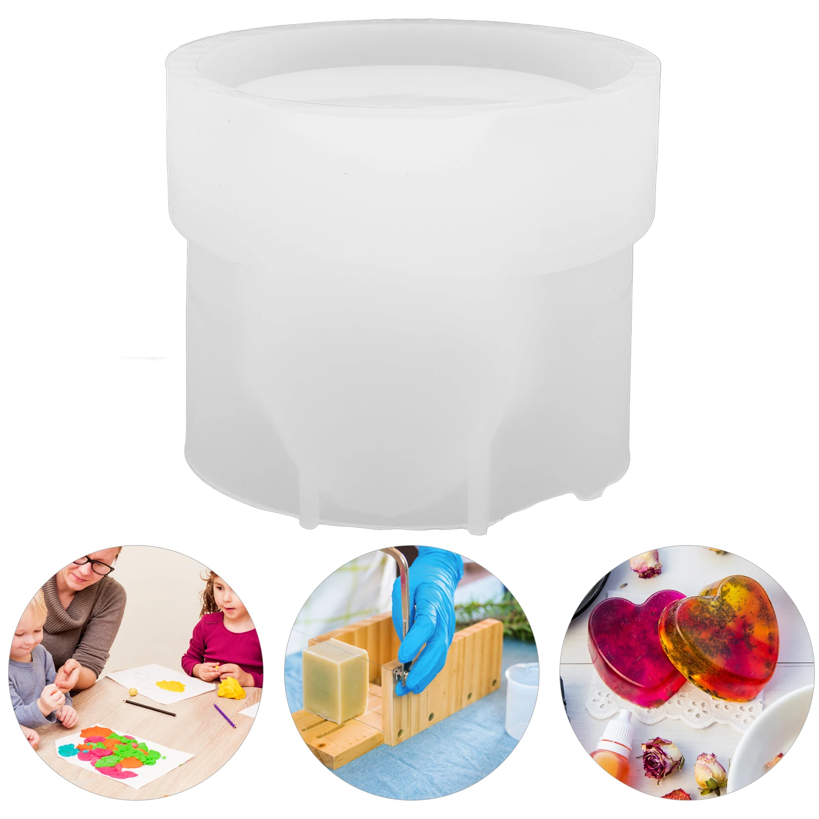 

Silicone Holder Mold Halloween DIY Resin Craft for Candlestick Holder Halloween Decoration Stick Mold