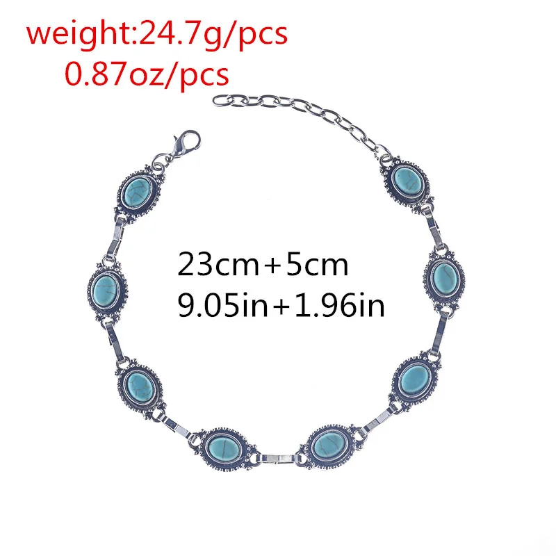 

Sli Versatile Simpleyetele Retro Ethnic Sle Ankle Beads Women's Faion Jewelry Transborder Accories Jewelry Ank...