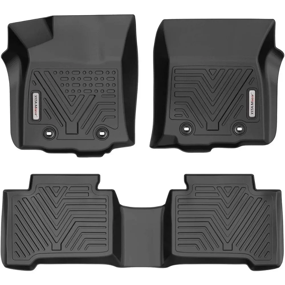 

All Weather Floor Mats For 2016-2017 Toyota Tacoma Double Cab 3D TPE Car Liners United States