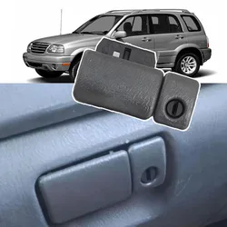 Manija de pestillo de bloqueo para guantera de coche Suzuki Grand Vitara, piezas de automóvil, color gris, 2000-2016, 7343076811P4Z