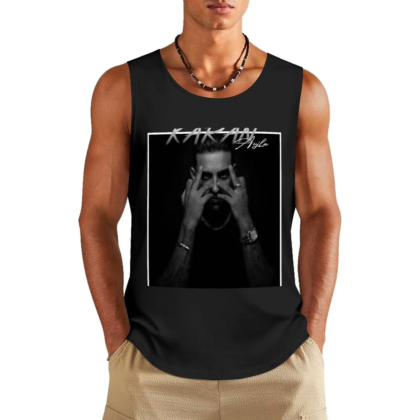 

Vintage Photography Karan Aujla Everything You Know Tank Top summer 2025 Man gym clothes anime top clothes for men