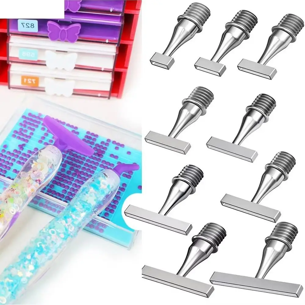

Embroidery New Threaded Bits Accessories Art Pens Cross Stitch Accessories Diamond Painting Dot Drill Tool DIY Craft Replaceable