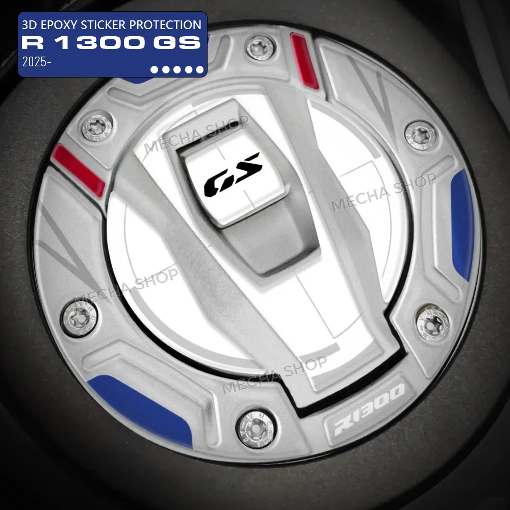

For R1300GS R 1300 GS 2025 2026 Accessories 3D Resin Sticker Protection Kit Fuel Tank Cap Decal Kit
