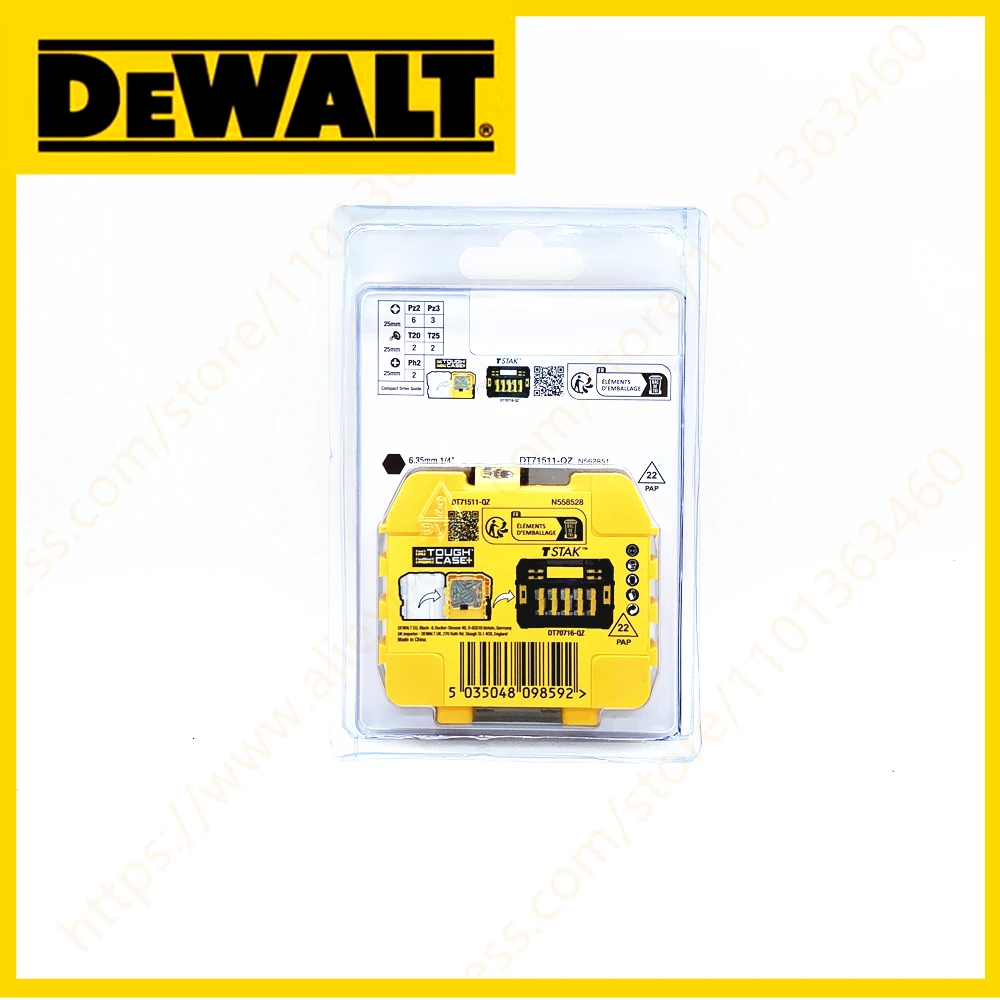 DEWALT Bits Set for DT71511 impact twist screwdriver head set bit