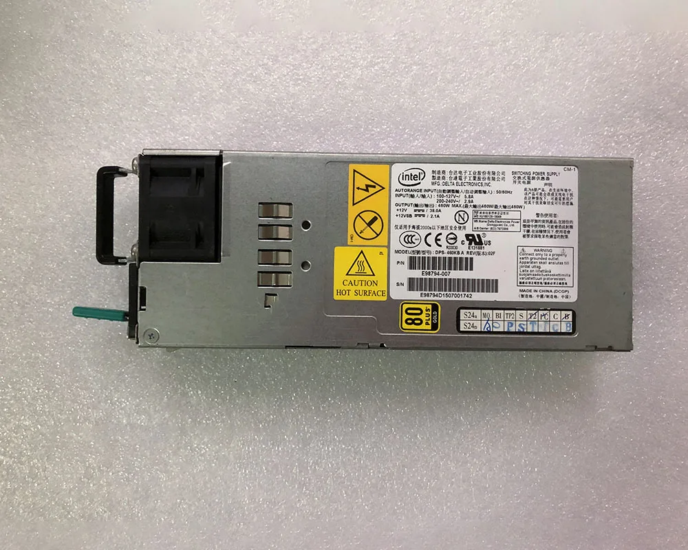 For 460W Server Power Supply Module DPS-460KB A PN: E98794-007  Will Test Before Shipping