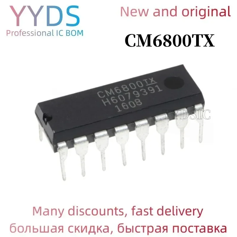 5PCS  CM6800 DIP16 CM6800TX DIP-16 CM6800G in stock