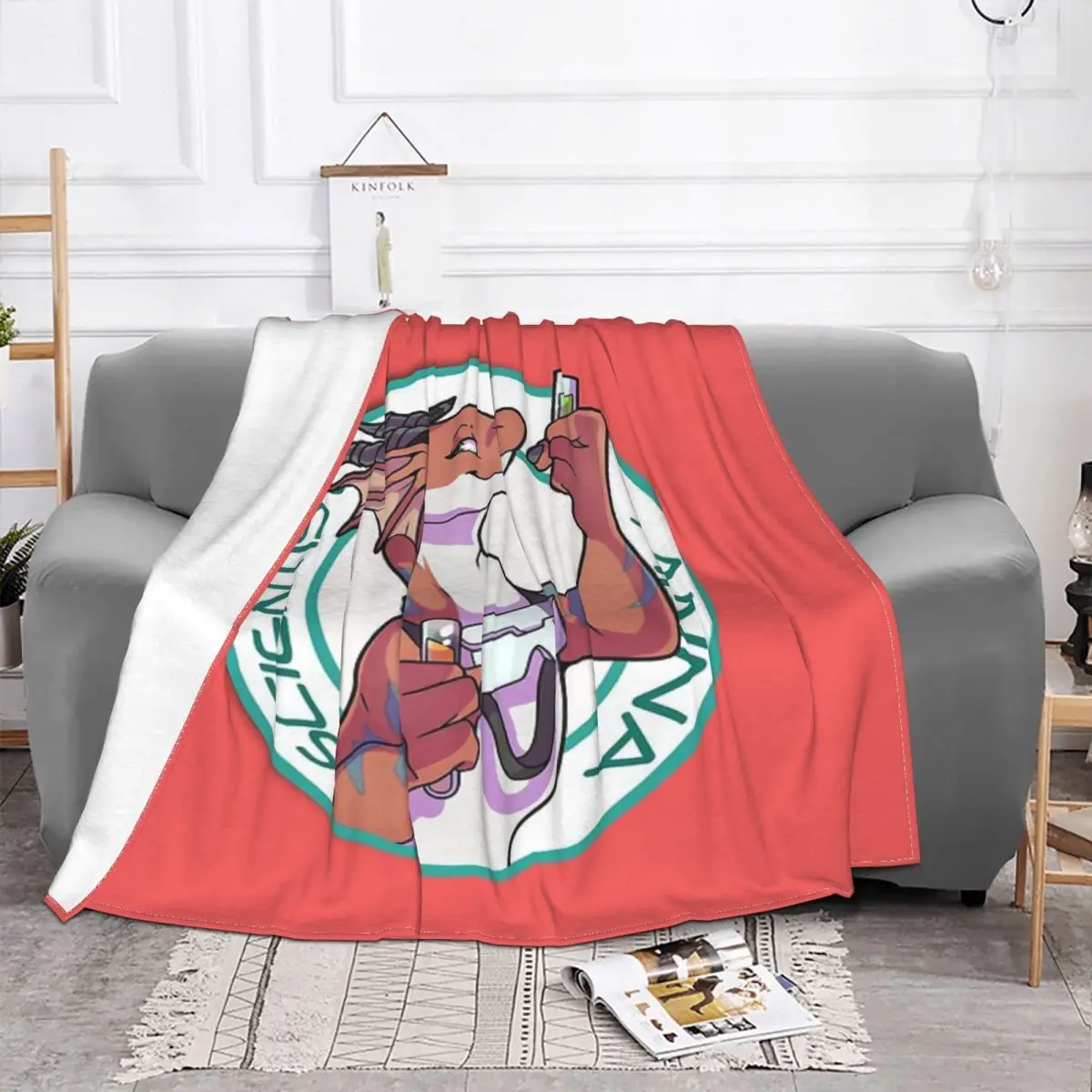 Scientist Anna From Angels With Scaly Quilt Knee Blanket Couple Blankets Home And Decoration Throw Blanket