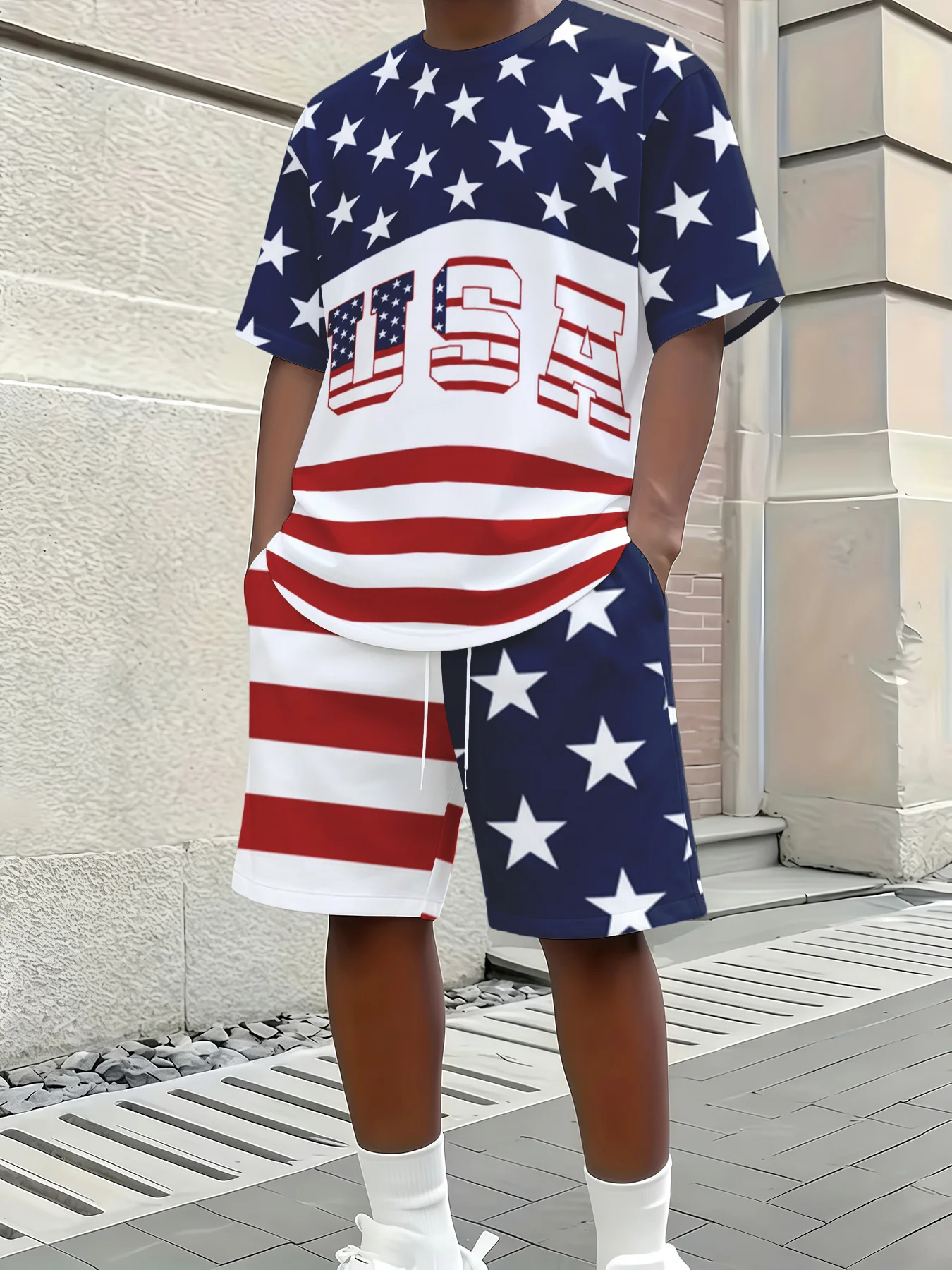 Türkiye 2026 Real Personality Football Fan Short Sleeve Stripe Set T-shirt Jersey Adult Children Large Casual Sweatshirt