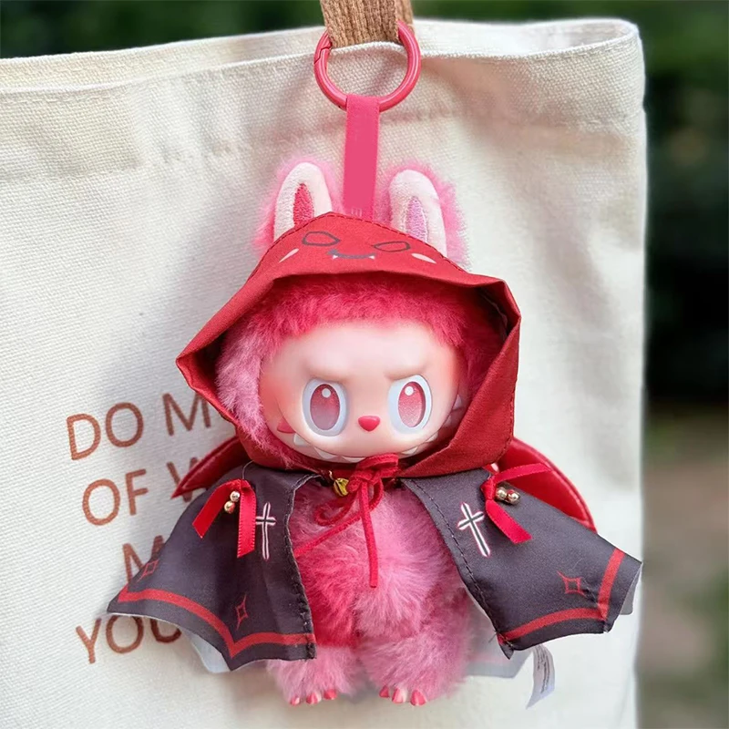 Cute Doll Clothes Outfit Accessories For Labubu V2 V1 Party Dress Set Little Devil Outfits Gifts dicky collar tetragramaton