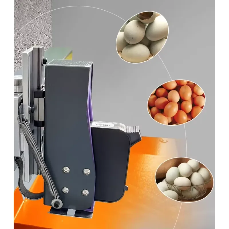 2026 600dpi Flatbed Edible Inkjet Printer New High-Speed Touch Screen for Small Eggs Fully Automatic Coding Machine