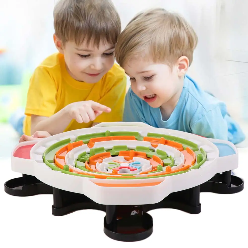 

Plastics Round Ball Games Montessori Early Education Maze Board Game Multipurpose Rich Path Puzzle Maze Board