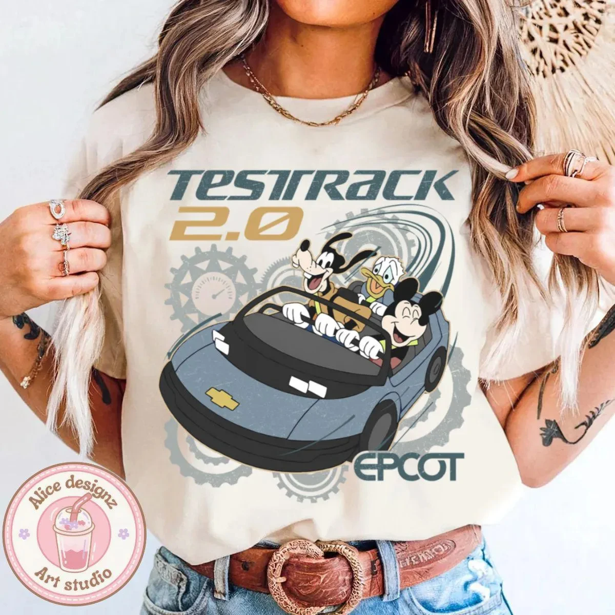 Camiseta Epcot Test Track 2,0, nueva camiseta Epcot Center Ride de Disney, camiseta WDW Disney Journey Family Test Track