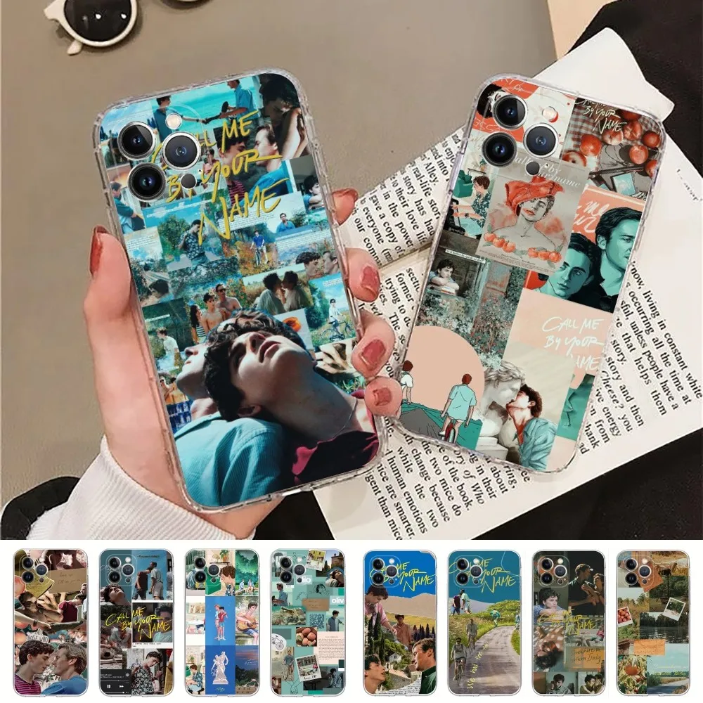 Call Me by Your Name Phone Case For iPhone 14 13 12 11 Pro Max XS X XR SE 2020 6 7 8 Plus Mini Protective Shell