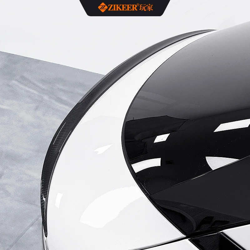 

Suitable for ZEEKR 7X, dry carbon tail fin, real carbon fiber car modification, duck tail