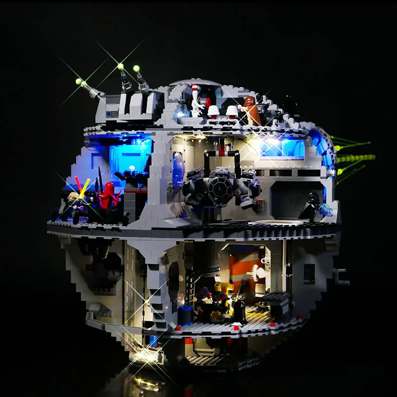 Kit de luz LED para LEGO 75159 Death Star compatible con 81061, Idea de lámpara, regalo DIY (no incluye bloques de construcción, Kits de ladrillos, juegos de modelos)
