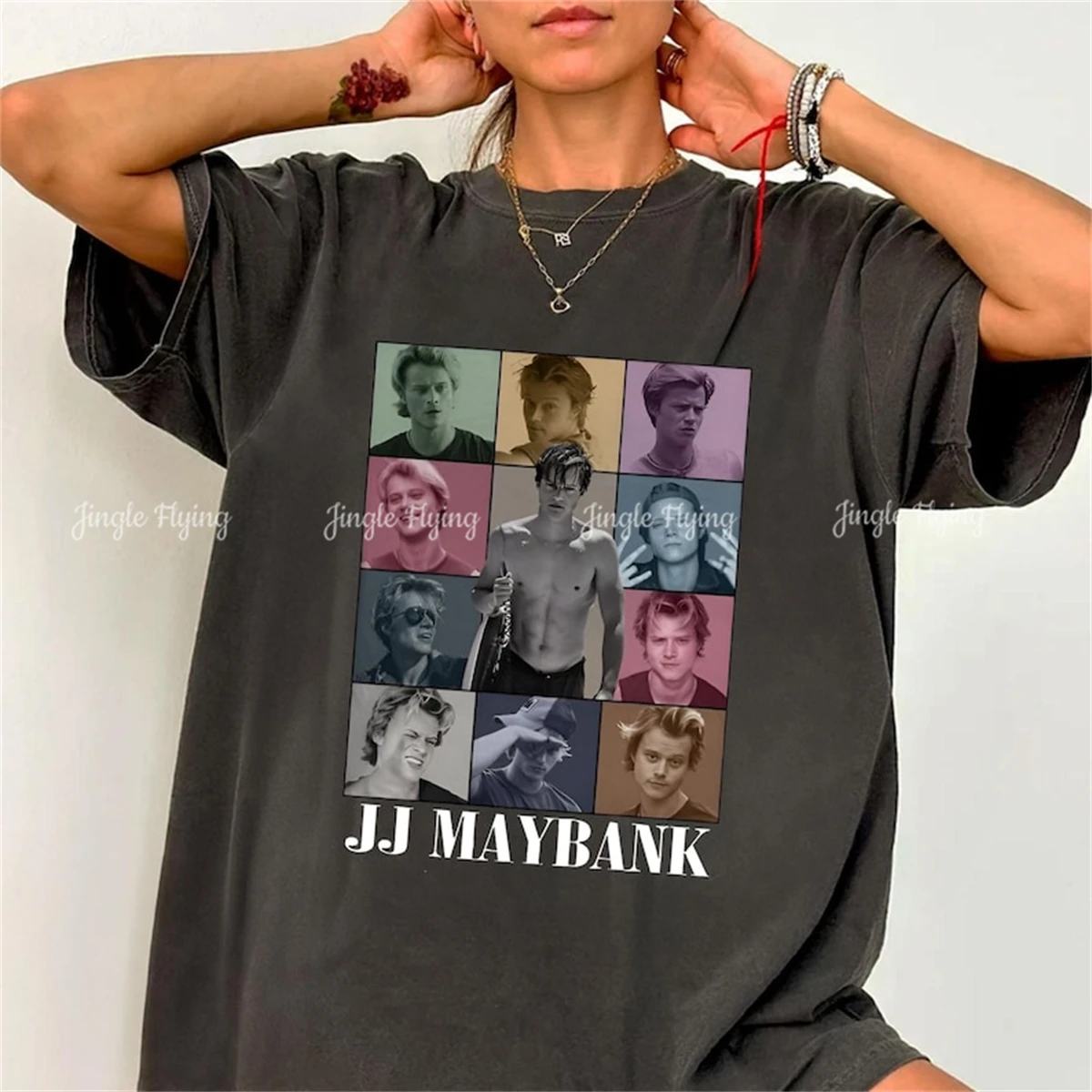 Limité Jj Maybank t-shirt Rudy Pankow t-shirt surdimensionné banques extérieures montrent Pogue Life chemise