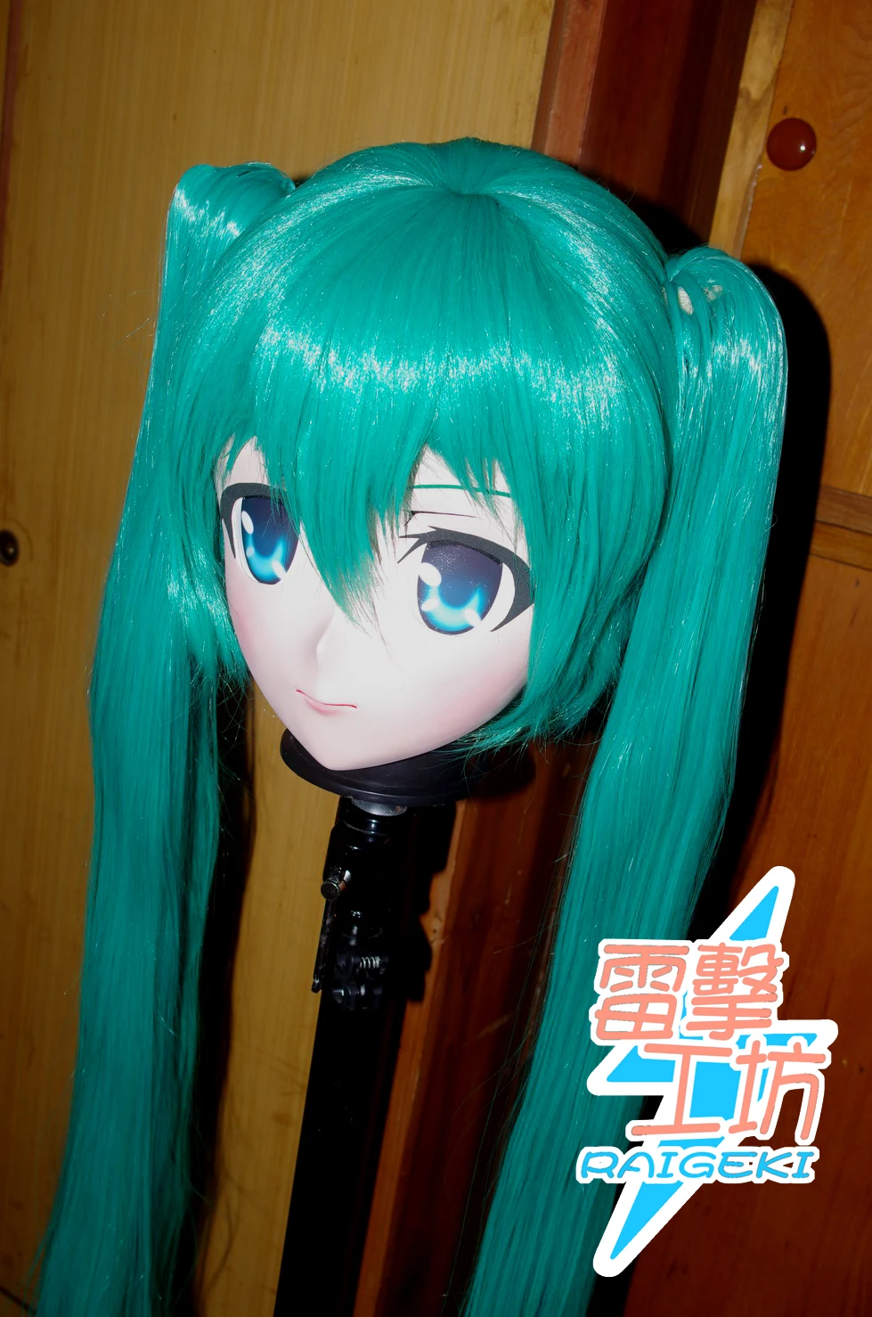 (LJ-041) Customize Character Female/Girl Resin Kig Full Head With Lock Anime Cosplay Japanese Anime Kigurumi Mask