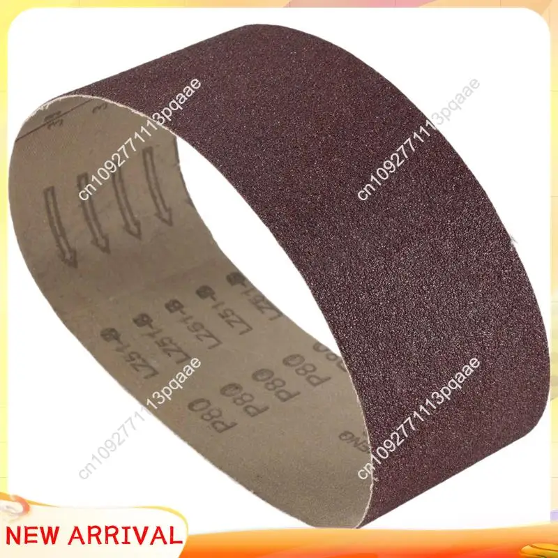 

N84R 3X21 Inches(75X533mm) Aluminum Oxide Sanding Belt 15 Pack Sanding Belts ( 80 120 180 240 400 Grits) For Belt Sander