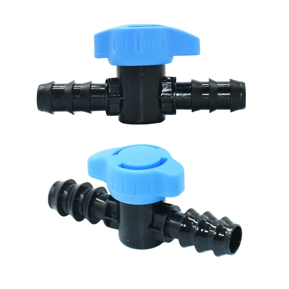 16mm 20mm Pe Hose Mini Valve Garden Tap Water Hose Barb Connector Drip Irrigation Ball Valve