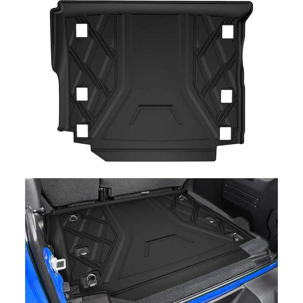 

4X4 with OEM Subwoofer, All-Weather Trunk Mat Cargo Liners Heavy Duty Waterproof JL 4 Door