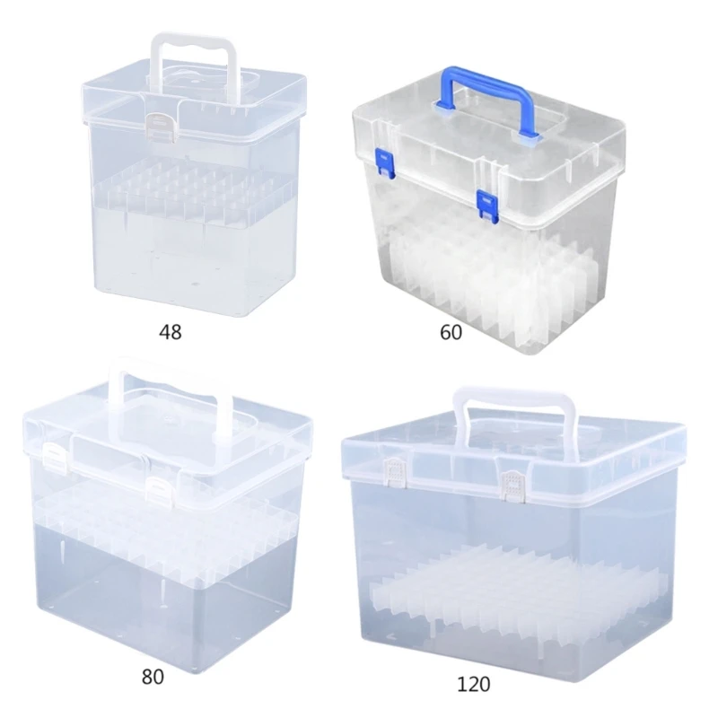 Прозрачный ящик для хранения маркеров, контейнер для рукоделия, поднос для офиса, органайзер, Прямая поставка