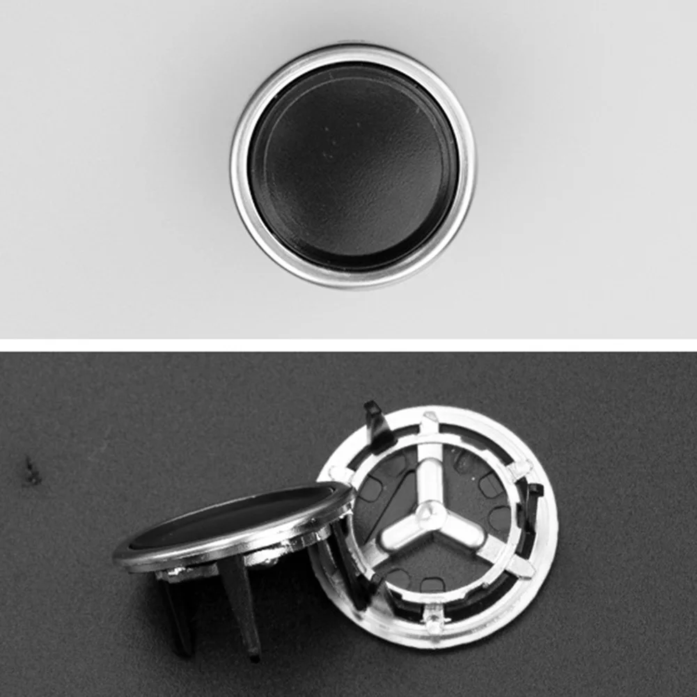 Car Rear Air Conditioning Control Panel Knob Cover A/C Knob Button Climate Control Knob Button Cover Trim for VW Sharan