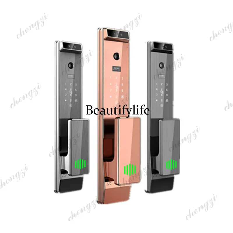 Graffiti facial recognition smart fingerprint lock password refers to vein home use