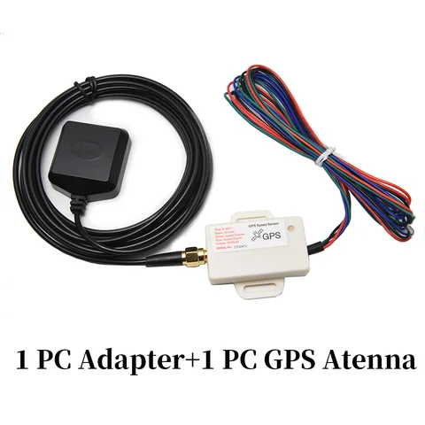 Универсальный GPS-датчик Скорости, Мини-трекер Пробега С GPS-антенной И Адаптером, Датчик Скорости Для Автомобилей 12В/24В