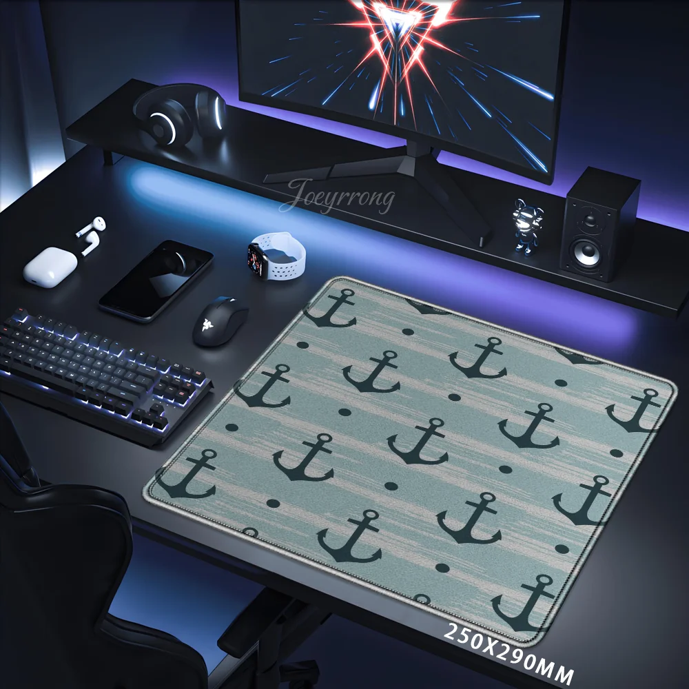 

Anchor Mousepad Small Mouse Pad Desk Pad Desktop Computer Keyboard Wireless Mouse Boy Girl Gift for Play games