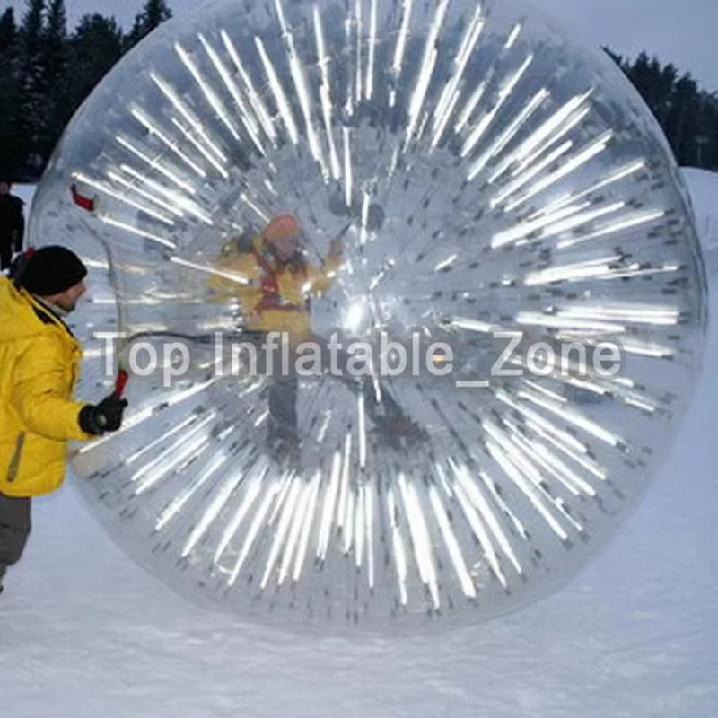 Inflatable Zorbing Ball Price Lighting Inflatable Zorb Ball Giant Hamster Ball For Human PVC Grass Ball/Snow Ball