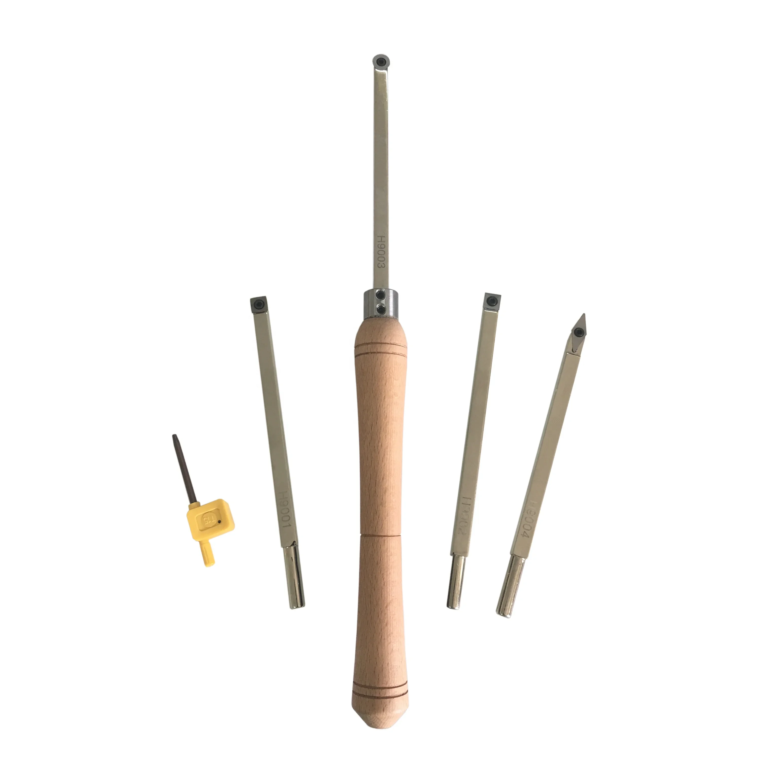 Item#WC08 Hot Sale 4-piece Deluxe Wood Lathe Turning Chisel Set