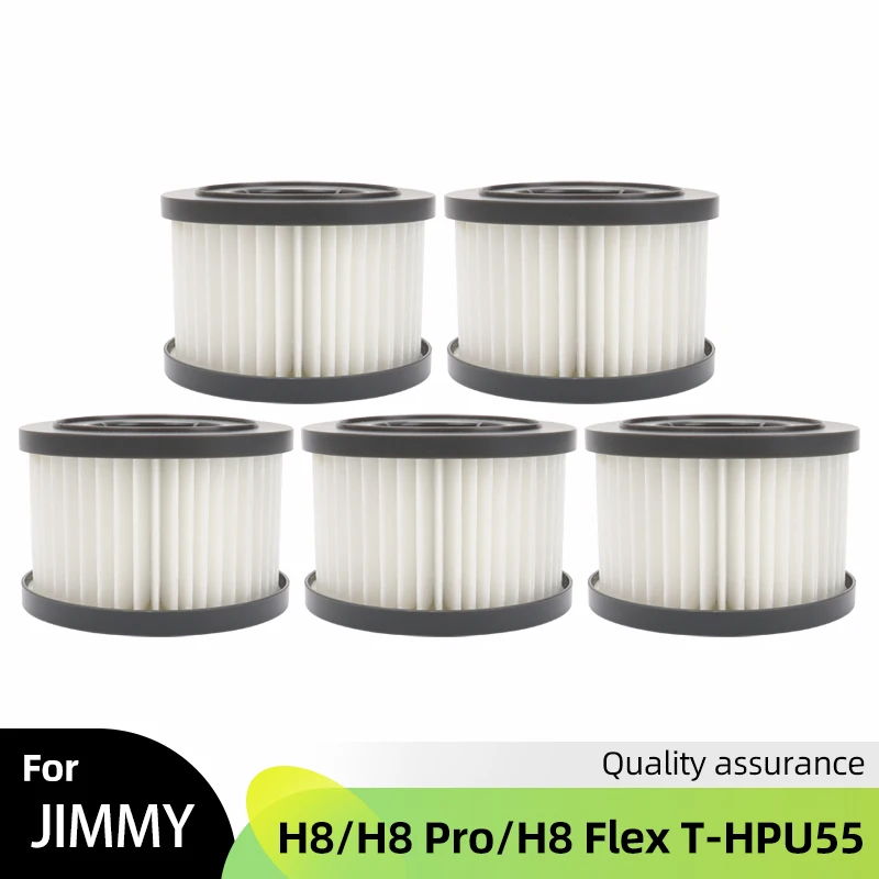 Zestaw filtrów HEPA zamiennik dla Xiaomi JIMMY H8 / H8 Pro / H8 Flex T-HPU55 przenośnych części zamienne do odkurzaczy bezprzewodowych