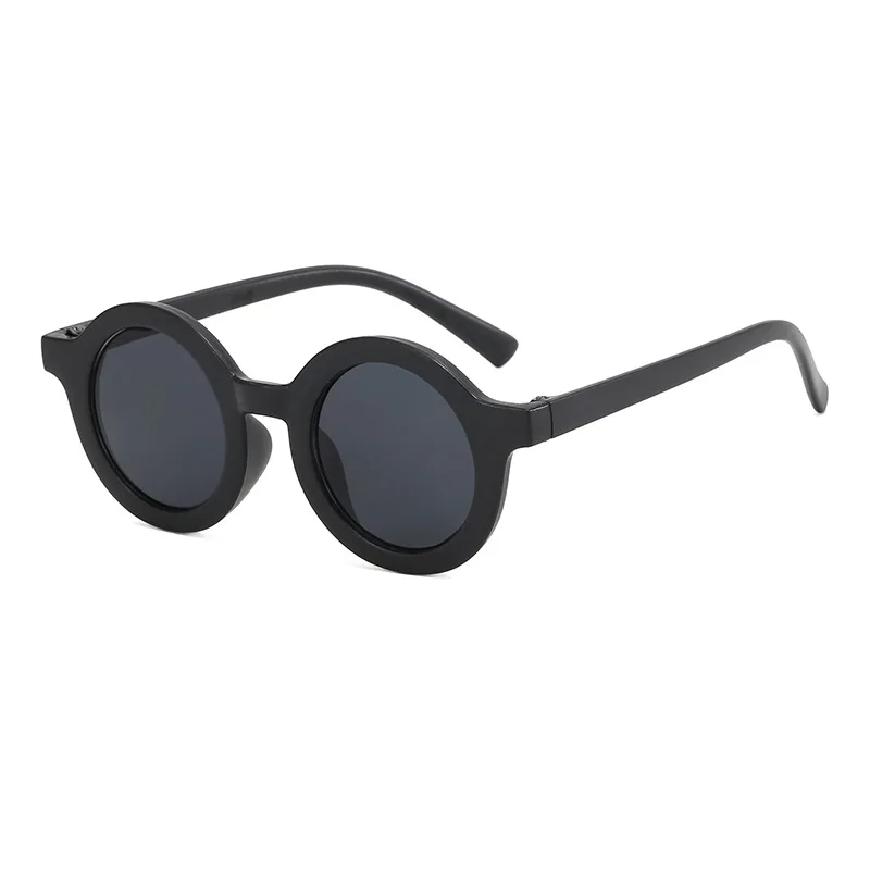 Round Frame Children's Trendy Baby UV Protection Multi Color Optional Sunglasses